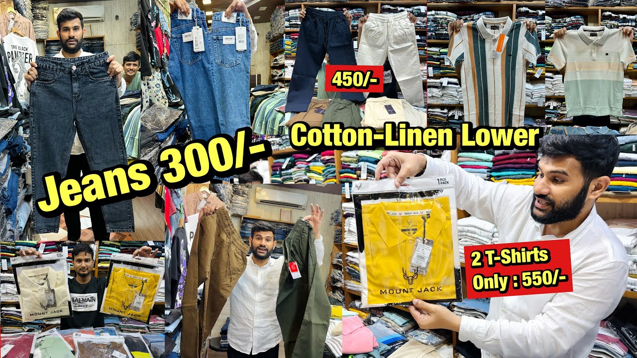 Hidden Clothing Store in Mumbai | Carrot & Straight Fit Jeans | Cotton-Linen Lower | Shirt | T-Shirt