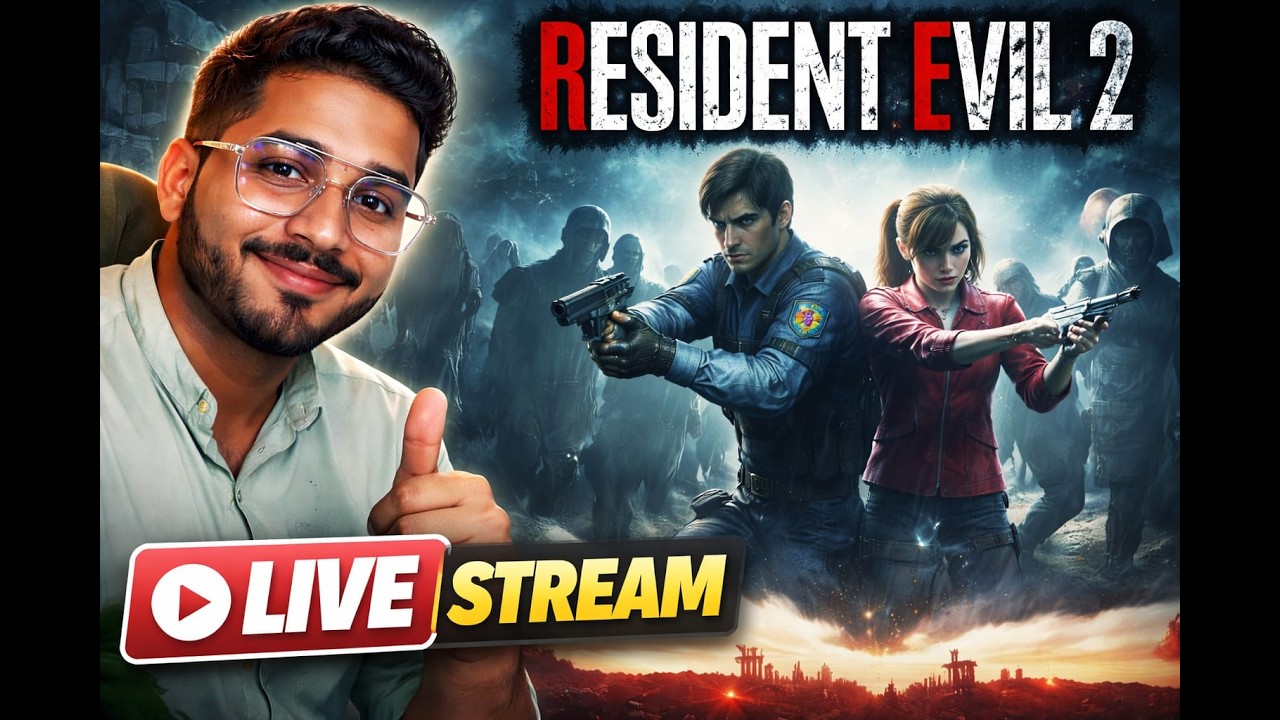 Escape Raccoon City! | Resident Evil 2  DAY 01 \ ROAD TO 1k \LIVE (usf usman) #residentevil2