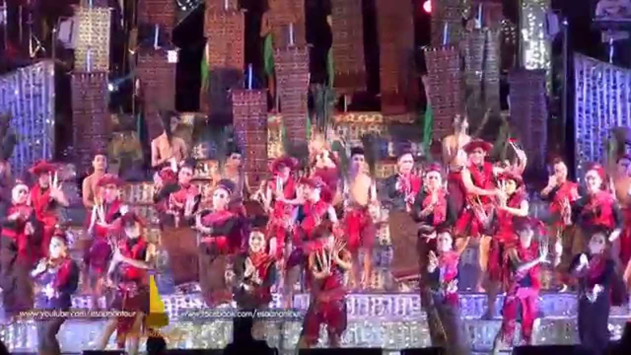 รำภูไทกาฬสินธุ์ หมอลำคณะศิลปินภูไท 10 เม.ย.58 [Full HD]