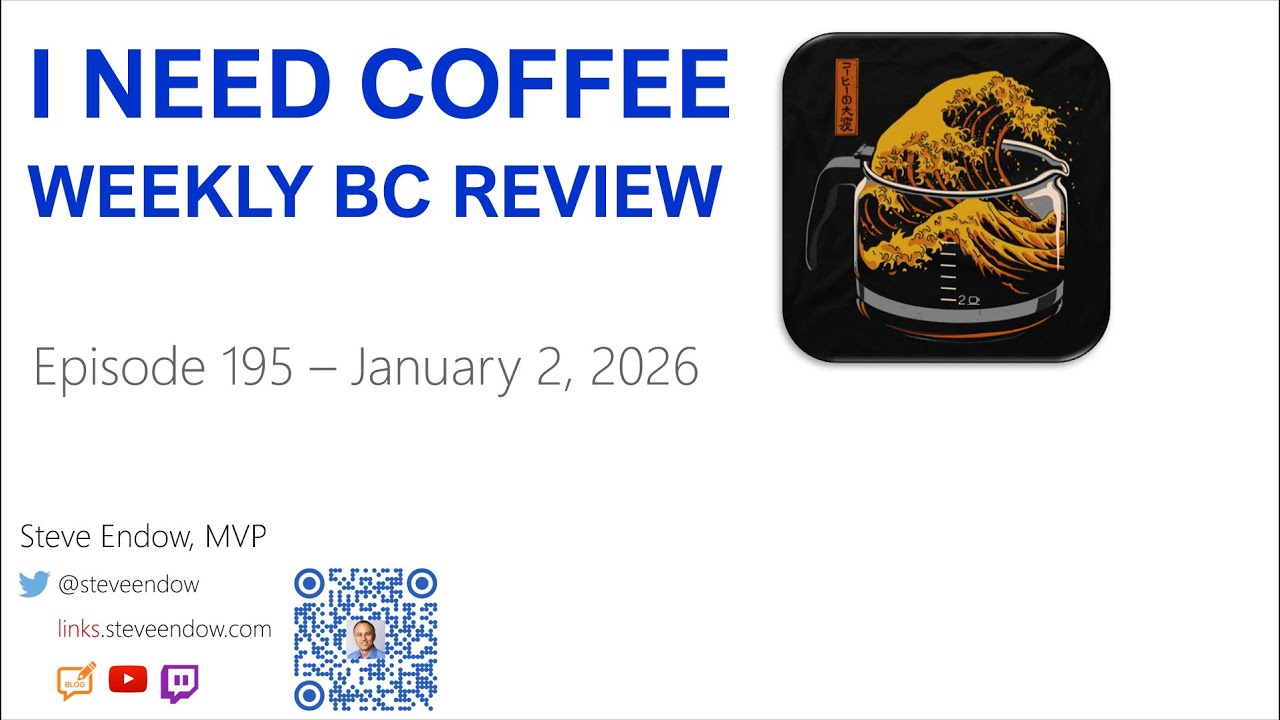 I Need Coffee - Episode 195 - Weekly BC Review!