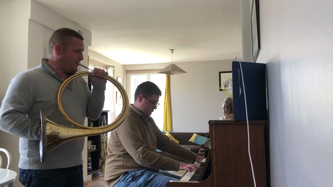 Ave Maria Giulio CACCINI - Vavilov - Piano et Trompe de chasse Guyaume Vollet