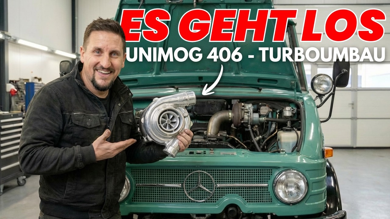 Der TURBO ist drin! Komplettes SETUP erklärt - Turboumbau am Unimog 406 - HP Agrar #2