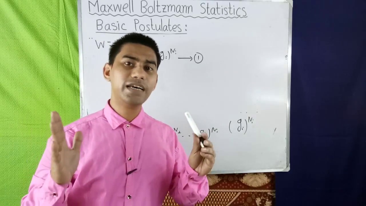 Maxwell - Boltzmann Statistics