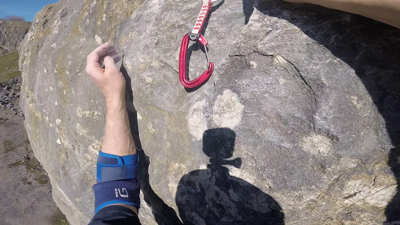 Schools Out 6a+ at Horseshoe Quarry 25/02/19