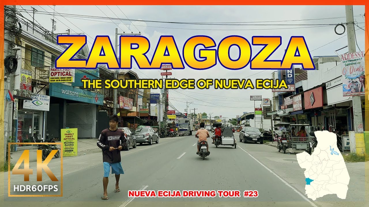 Driving in Zaragoza, Nueva Ecija on a fine afternoon | Philippines | Road Trip | 4K