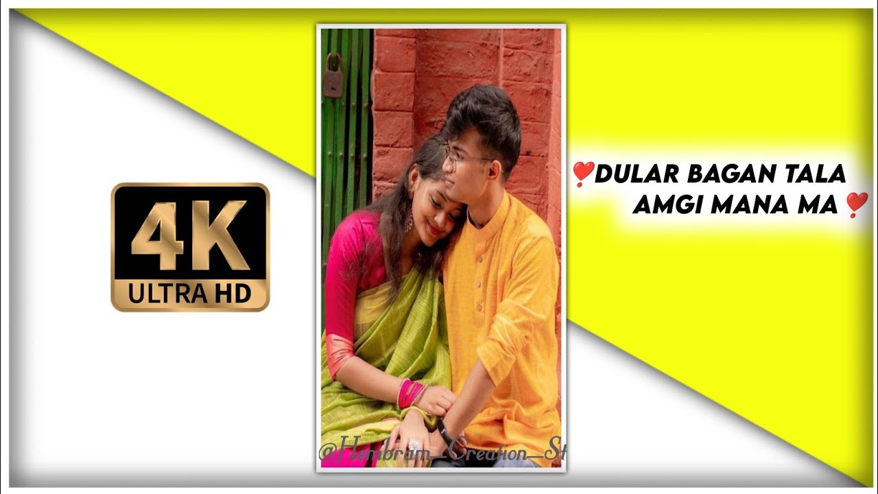 Santhali Whatsapp Status video || Dular Bagan Tala Amgi Mana Ma || @Hembram Creation St