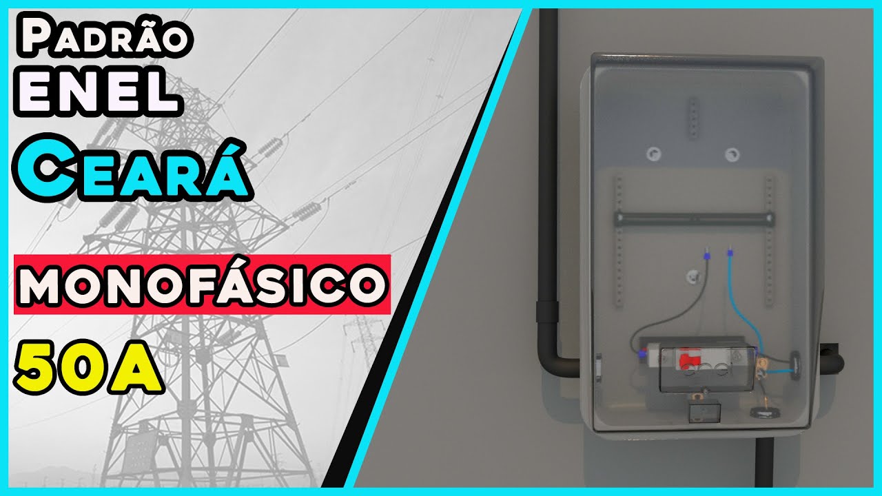 COMO INSTALAR E MONTAR PADRÃO MONOFÁSICO ENEL CEARÁ