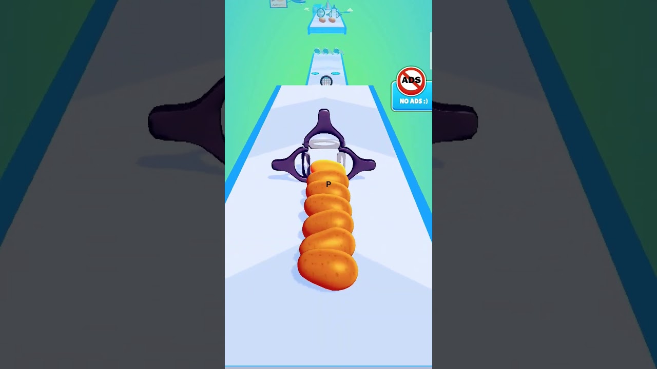 Potato 🥰❤️💕Potato 🍠🍠Potato rush run #0193#shorts #games #potatorun #shortvideos #gaming&lrm; #poona24