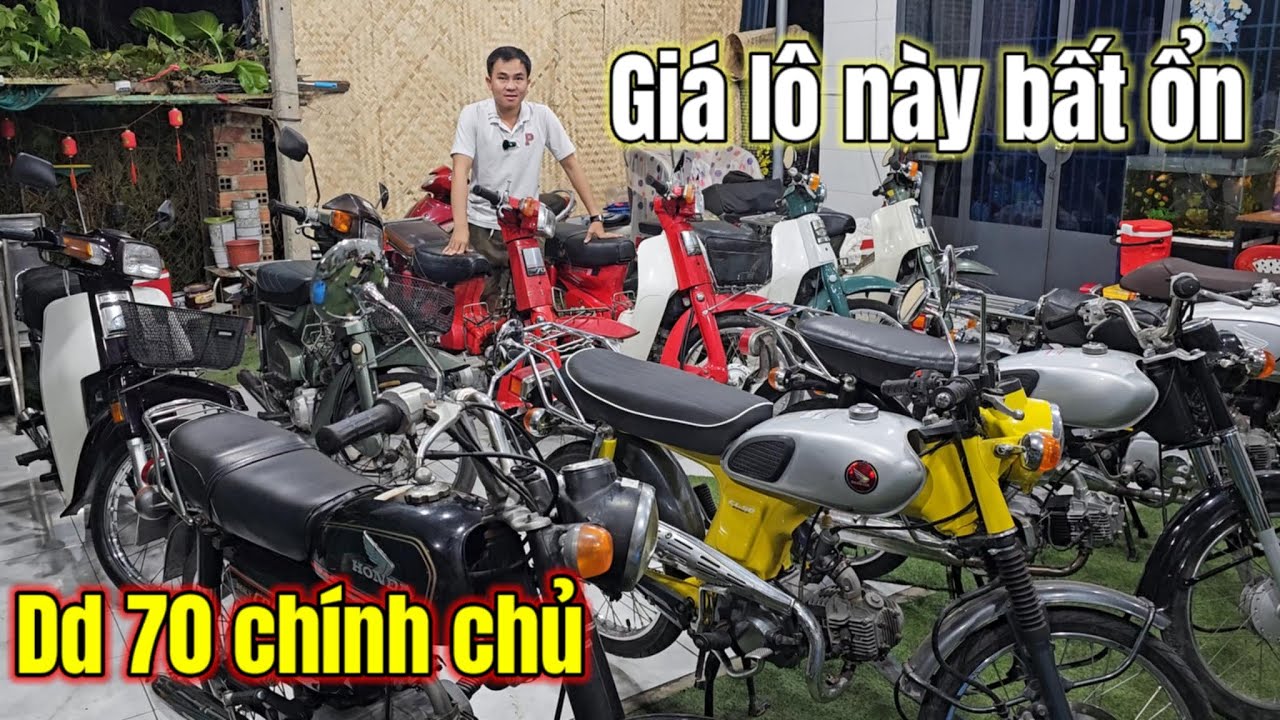 Cuối năm bất ngờ xuất hiện Dd70 chính chủ 9tr5 Cub 83, 67, Dream Thái giá bèo từ 12tr xả nghỉ Tết