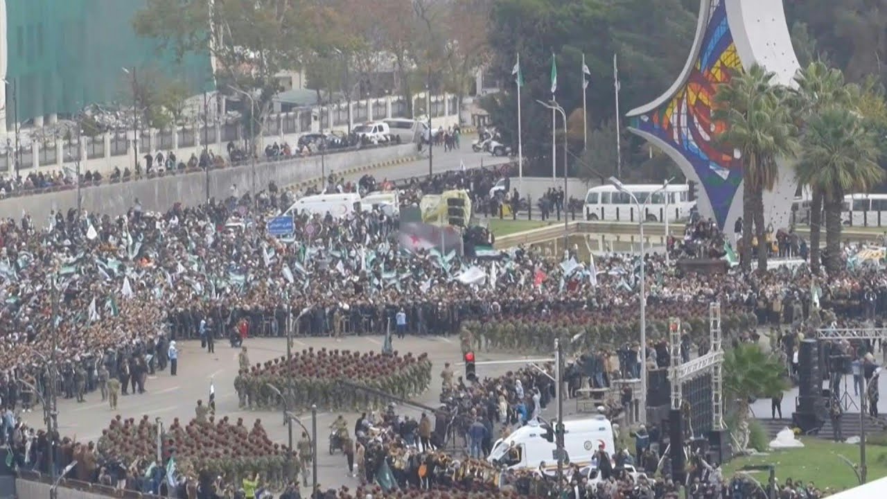 Syria holds military parade to mark one year since Assad ouster | AFP