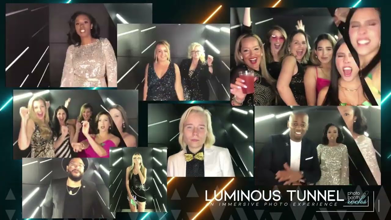 Unique Photo Experience - Light Tunnel Photo Activation - Luminous Tunnel by Photobooth Rocks