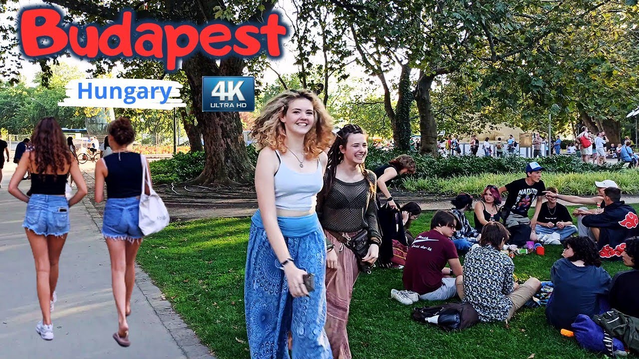Summer Walk in Budapest 🇭🇺 & St. Margaret Island /walking tour 4k