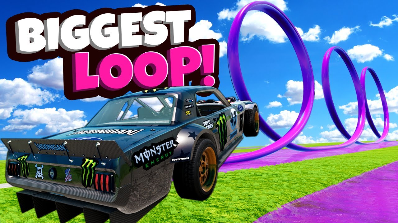 Can The HOONICORN V2 Make the BIGGEST LOOP in BeamNG Drive Mods?