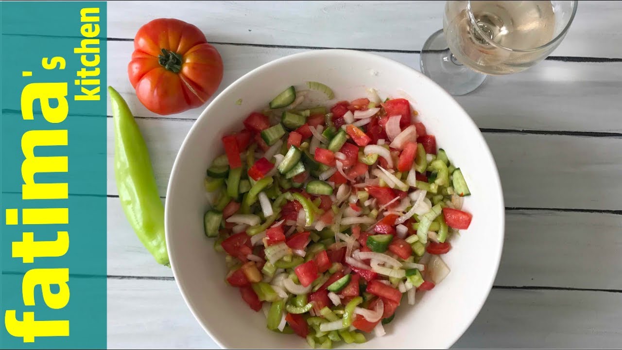 Shepherd Salad (Turkish Recipe) Tasty, Easy ,Healthy🌱