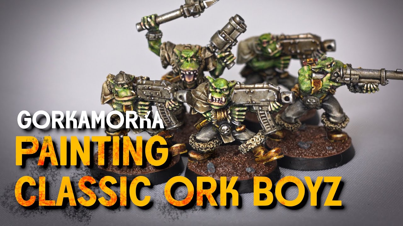 Painting a Classic Gorkamorka Ork Mob