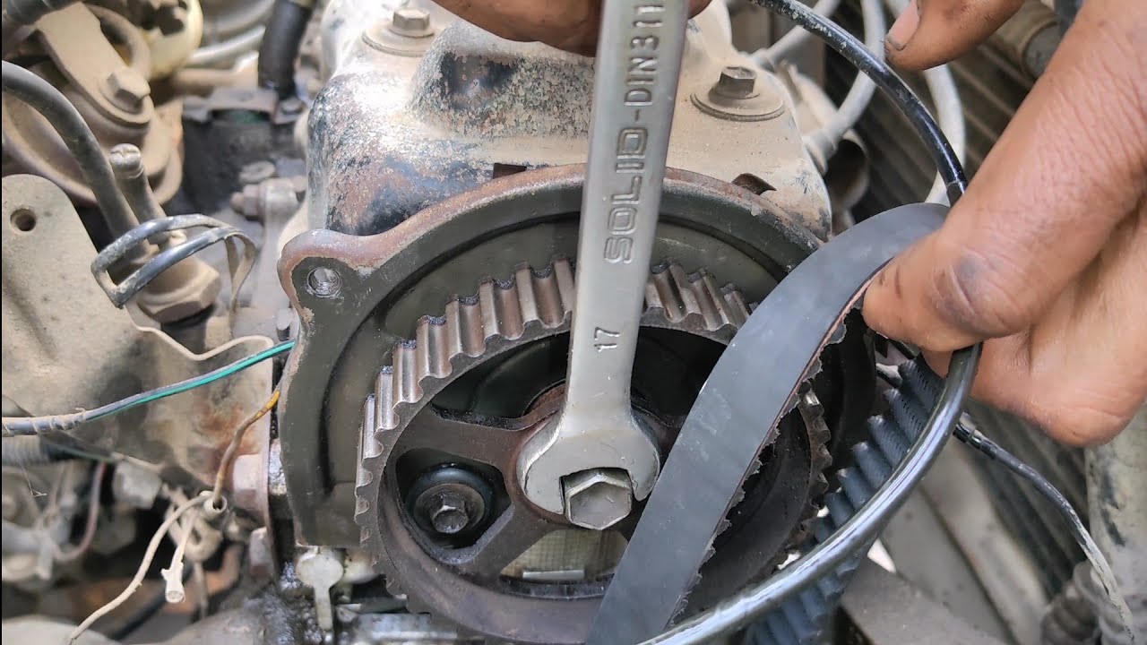 Suzuki margalla engine timing belt fitting ///margalla engine timing seals installed