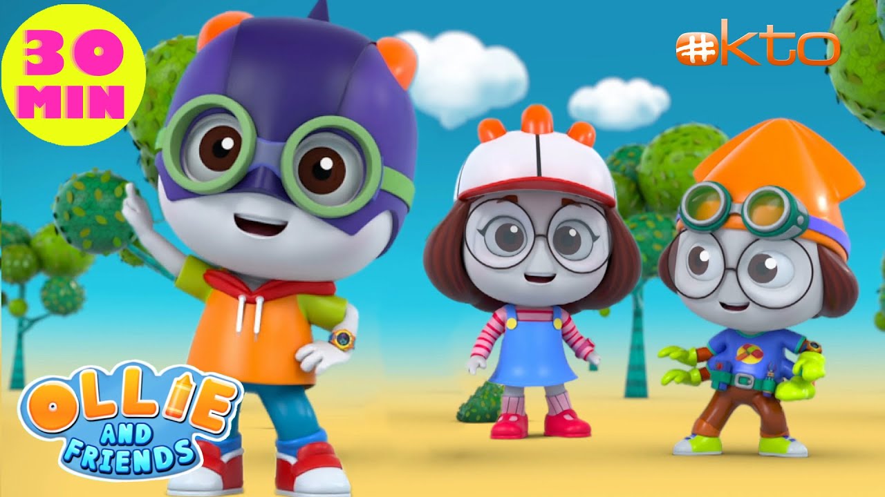 Caught On Camera! Ollie Pretend To Be Imp In A Kids Movie | Ollie & Friends | @Mediacorp okto
