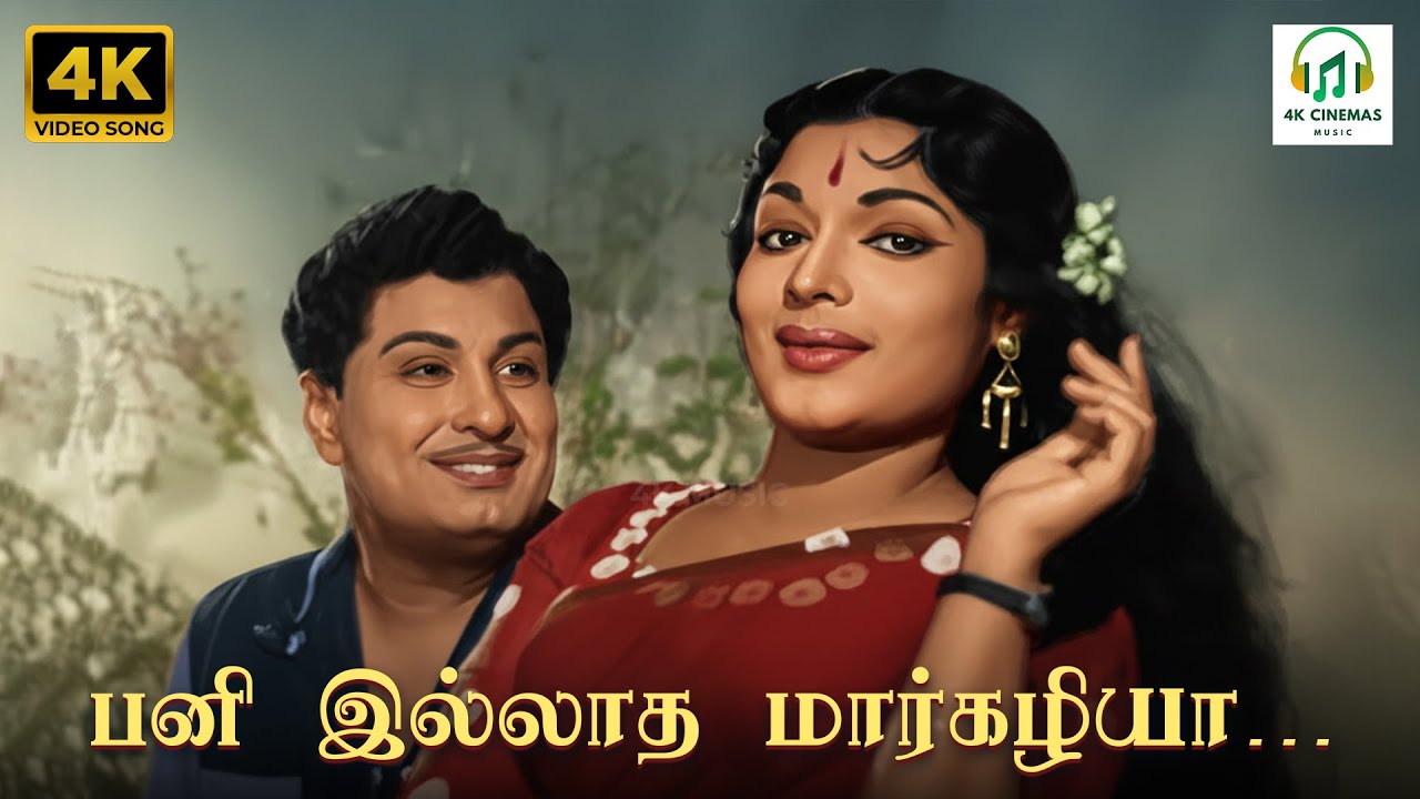 Paniyillatha Margazhiya - Anandha Jodhi | TM Soundararajan, P Susheela | Kannadasan | 4K Video Song