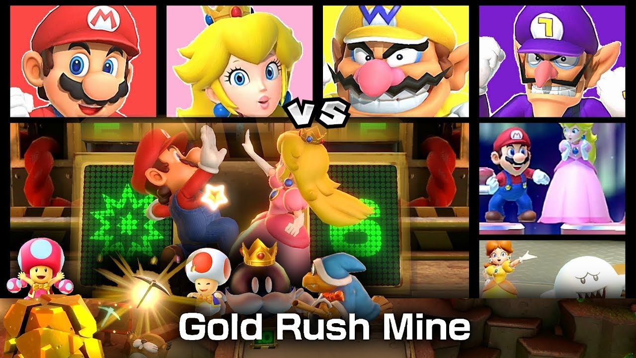 Super Mario Party Partner Party Gold Rush Mine 20 Turns #6