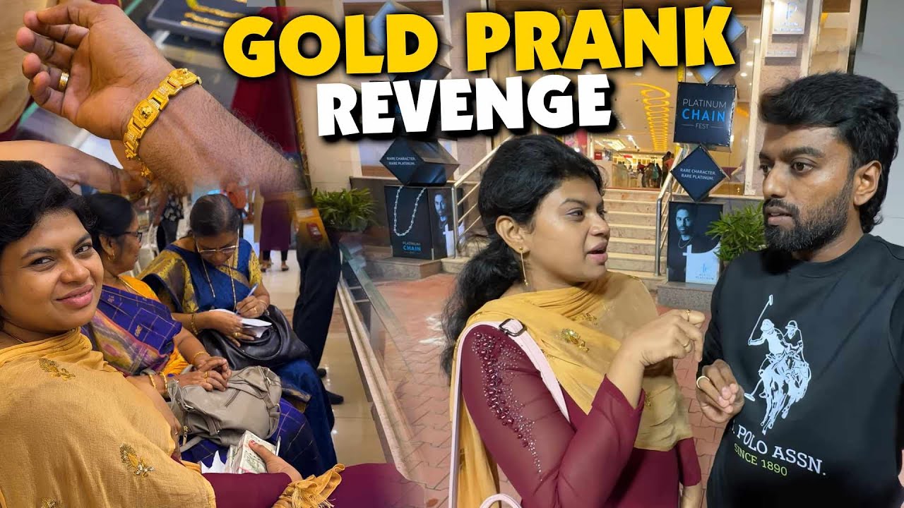 Revenge PRANK on DAN JR !! GOLD Prank Super FUN 🤣