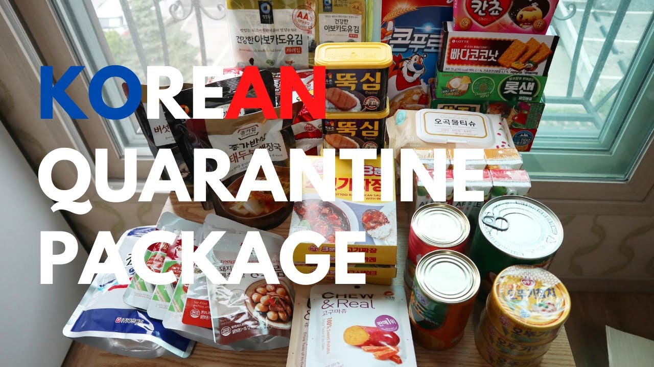 South Korean Quarantine Food Package
