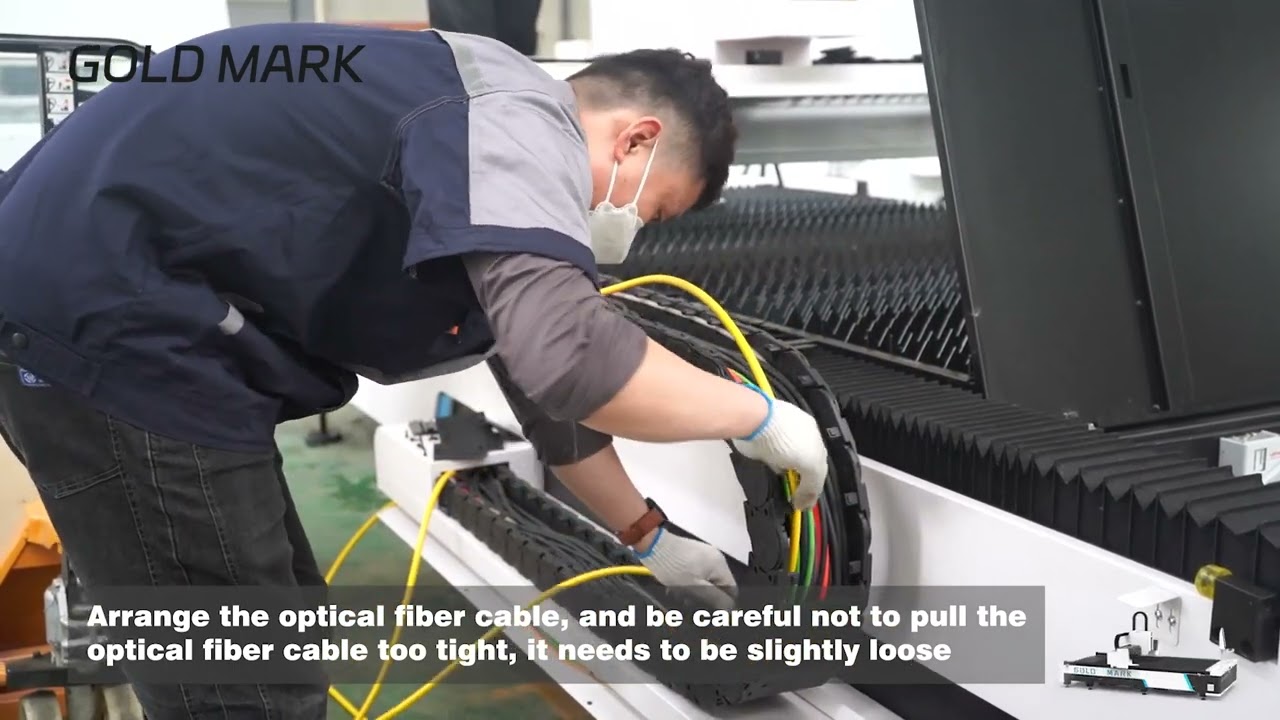 GOLD MARK Fiber Laser Cutting Machine Installation Instructions