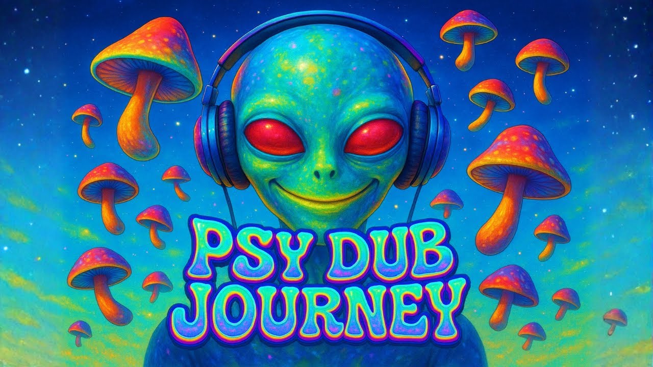 Neon Spiral 🌀 | Cosmic Dub Reggae Flow 1 Hour