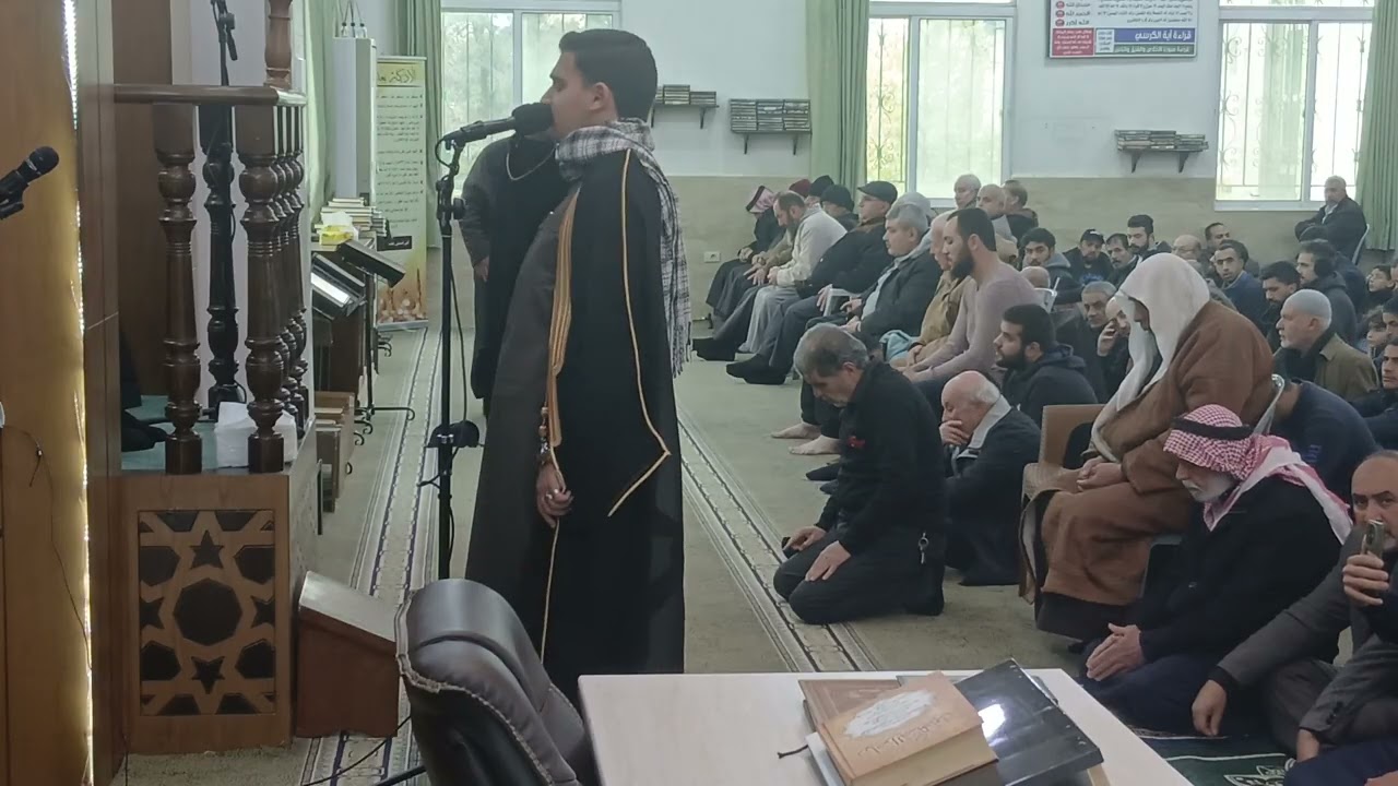 اذان معتز القطاونة بمقام السيكا محاكاة للشيخ محمد رفعت في مسجد نور الايمان 