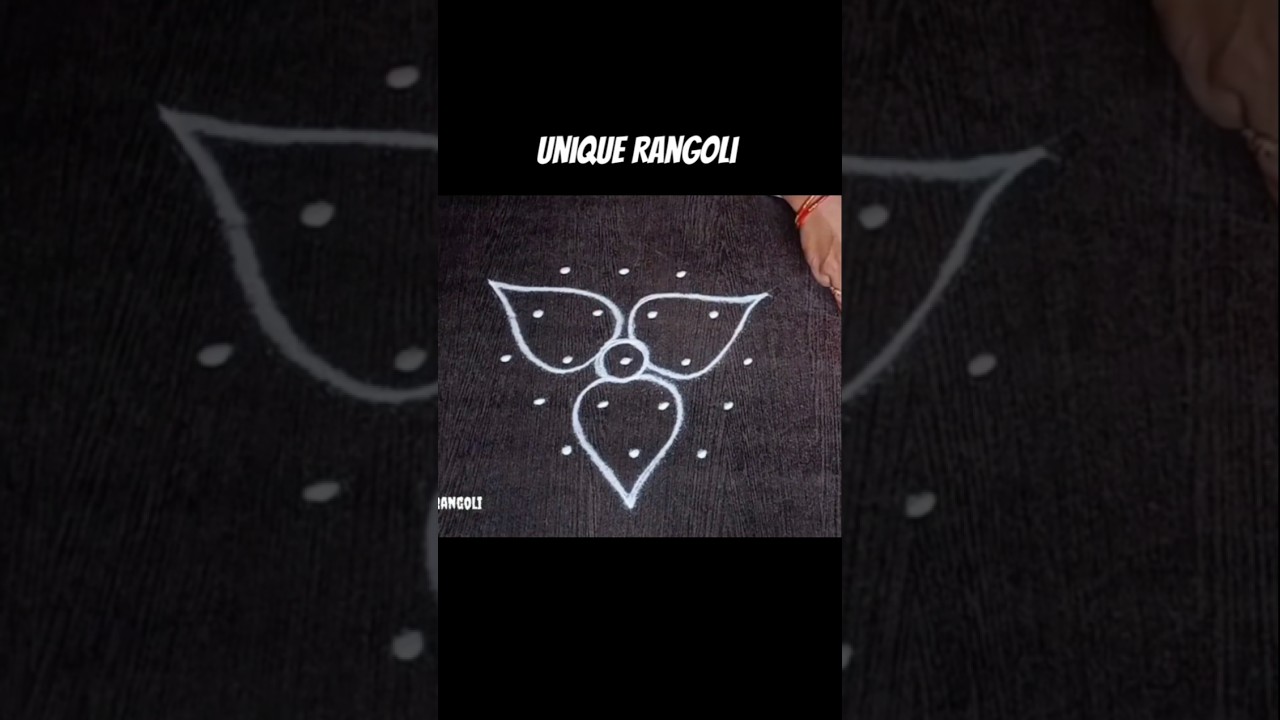 Small sikku kolam with 5&times;3 interlaced dots #uniquerangoli #muggulu #devotional #telugu #Kolam
