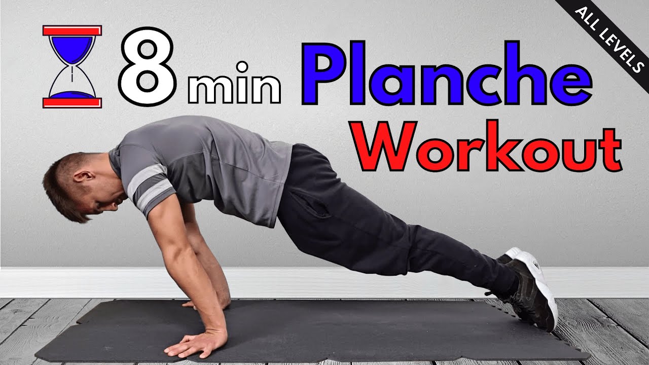 8 min Planche Workout | ALL LEVELS | Follow Along