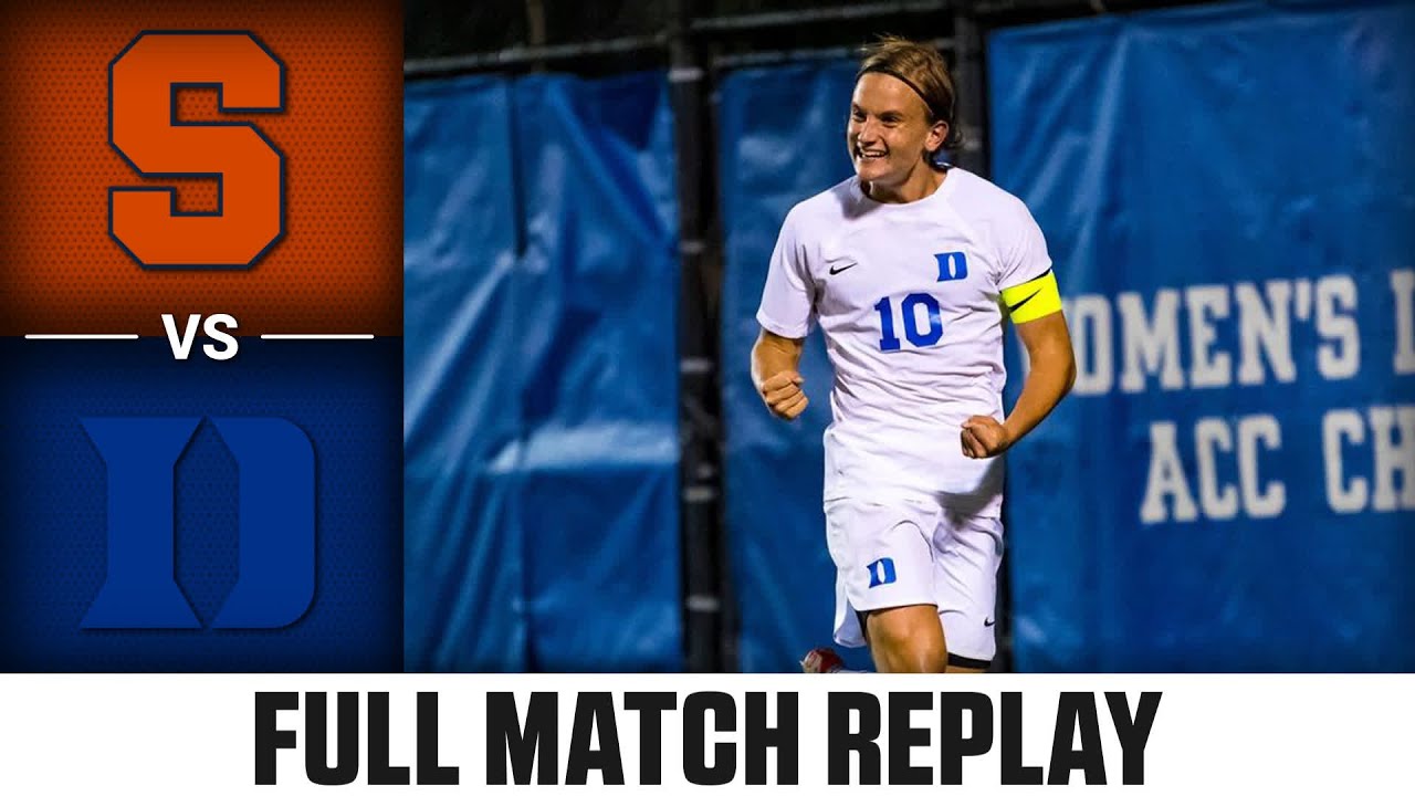 Syracuse vs. Duke Full Match Replay | 2023 ACC Men's Soccer