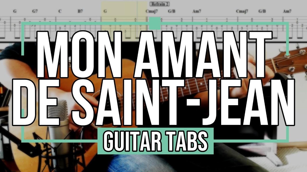 Mon amant de Saint‐Jean - Patrick Bruel [ Guitare Tabs ]