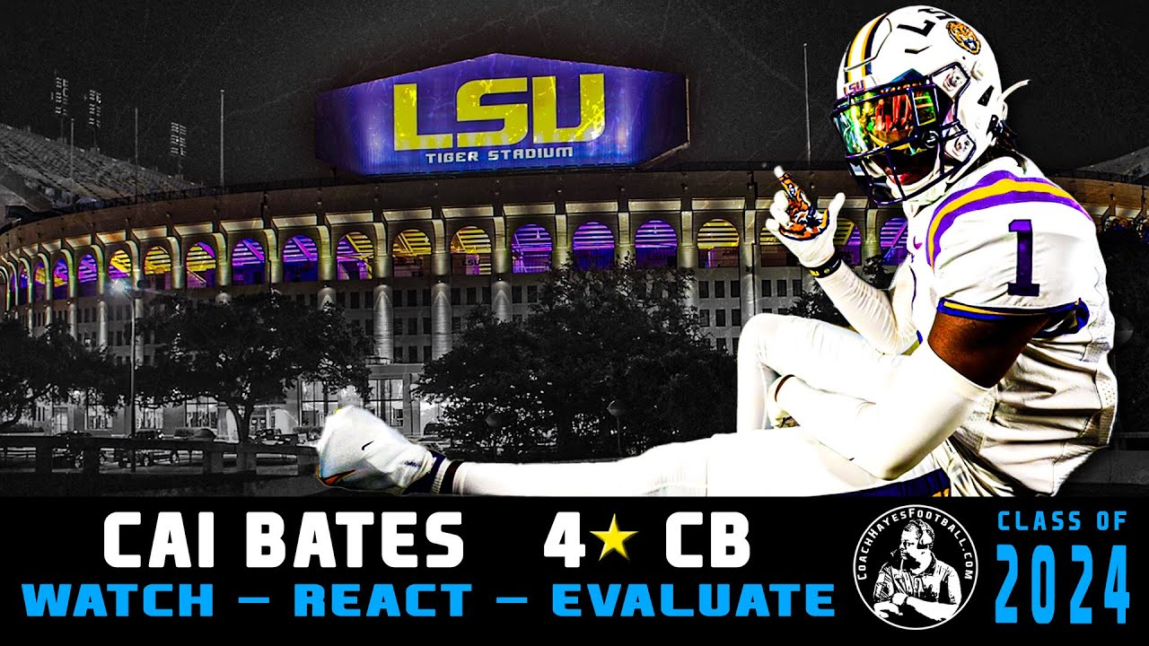 4⭐ CB: Cai Bates | Highlight Review | #LSU Commit | #WRE24