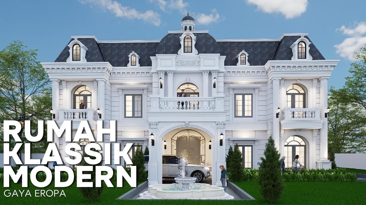 Luxury Classic Residence | Konsep Desain Eksterior & Interior Berkelas