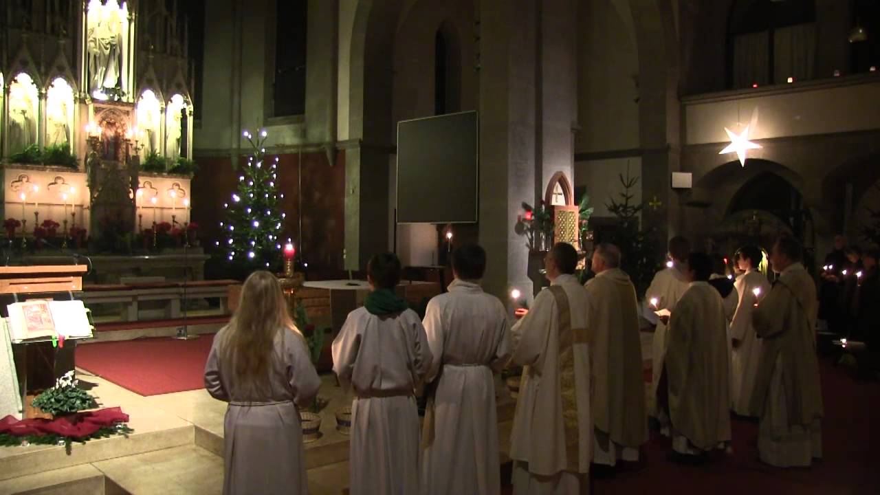 Christmette 2012: Segen und Lied 