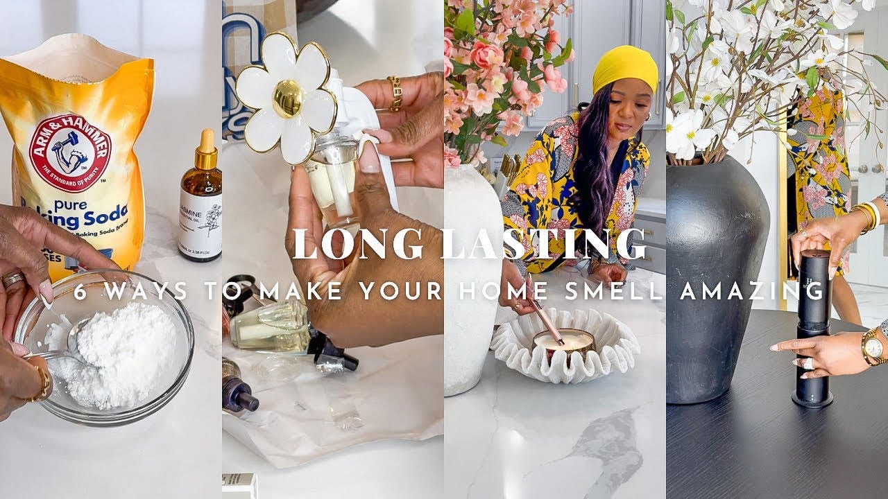 6 EASY WAYS TO MAKE YOUR HOME ALWAYS SMELL FRESH & AMAZING | OMABELLETV