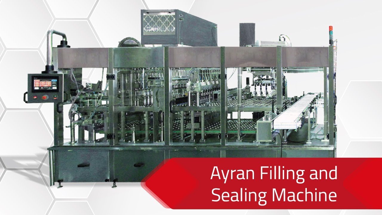 Ayran Filling and Sealing Machine ماكينة تعبئة وتغليف عيران