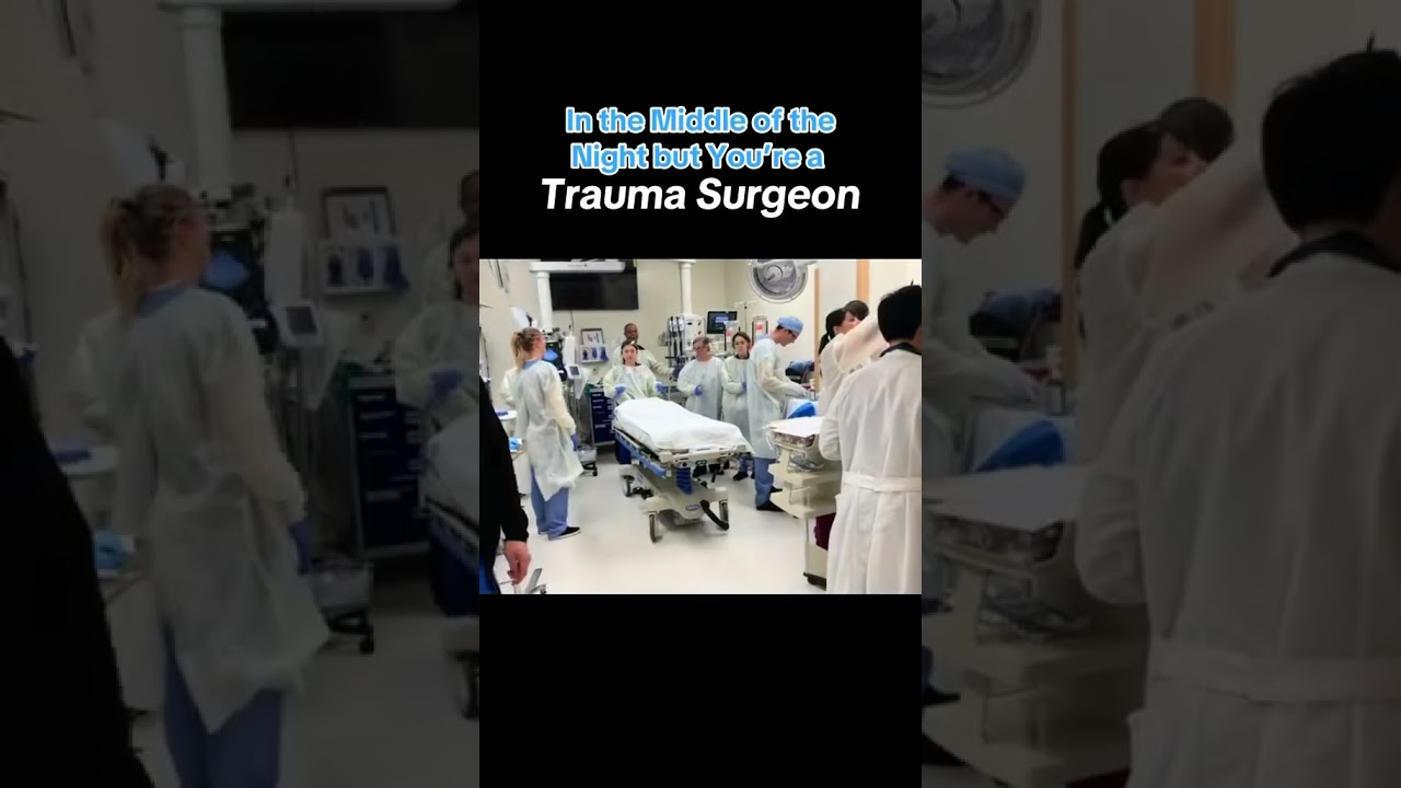 Being on call as a trauma surgeon #doctor #medical #surgeon