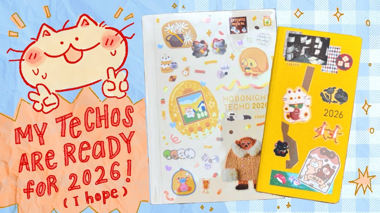 ✷ Techo Setup 2026 | Моя линейка Hobonichi на 2026 год — как я планирую их использовать и что изм...