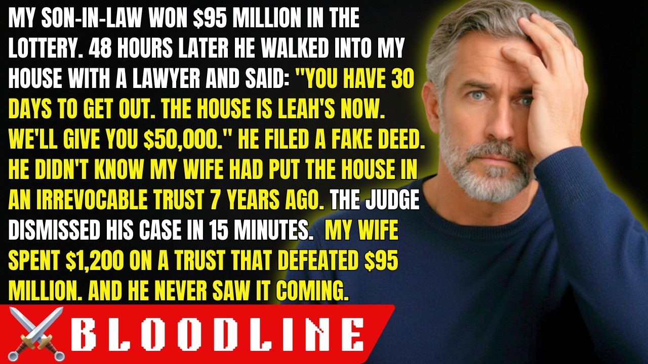 My SIL Won $95M And Tried To Evict Me From My Own Home — So I Showed Him Who Actually Owns It...