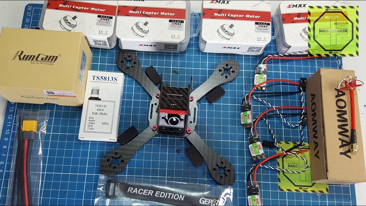GB190mm Kit de Quad de Carreras GEPRC-ZX5 |DRONEPEDIA