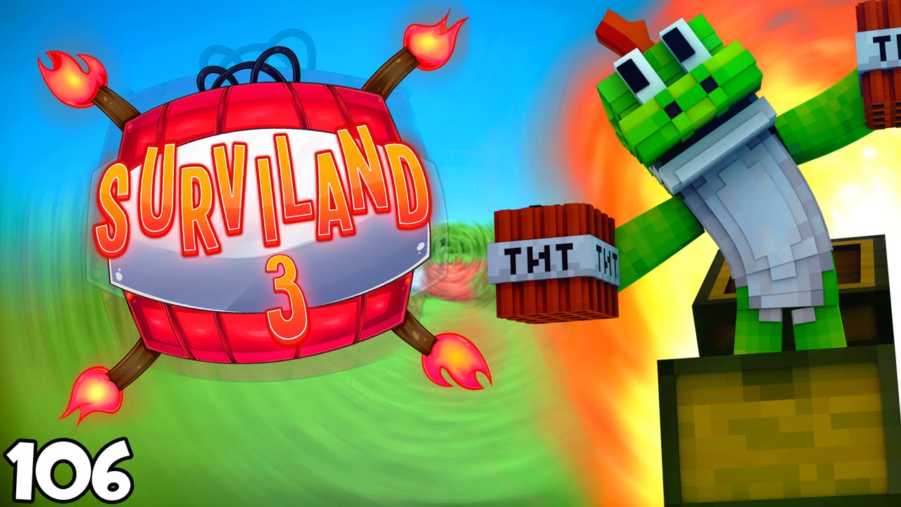 ESTO SI ES SURVILAND :V | SURVILAND 3 EP.106 MINECRAFT 1.10.2 SERIE TROLL APIXELADOS