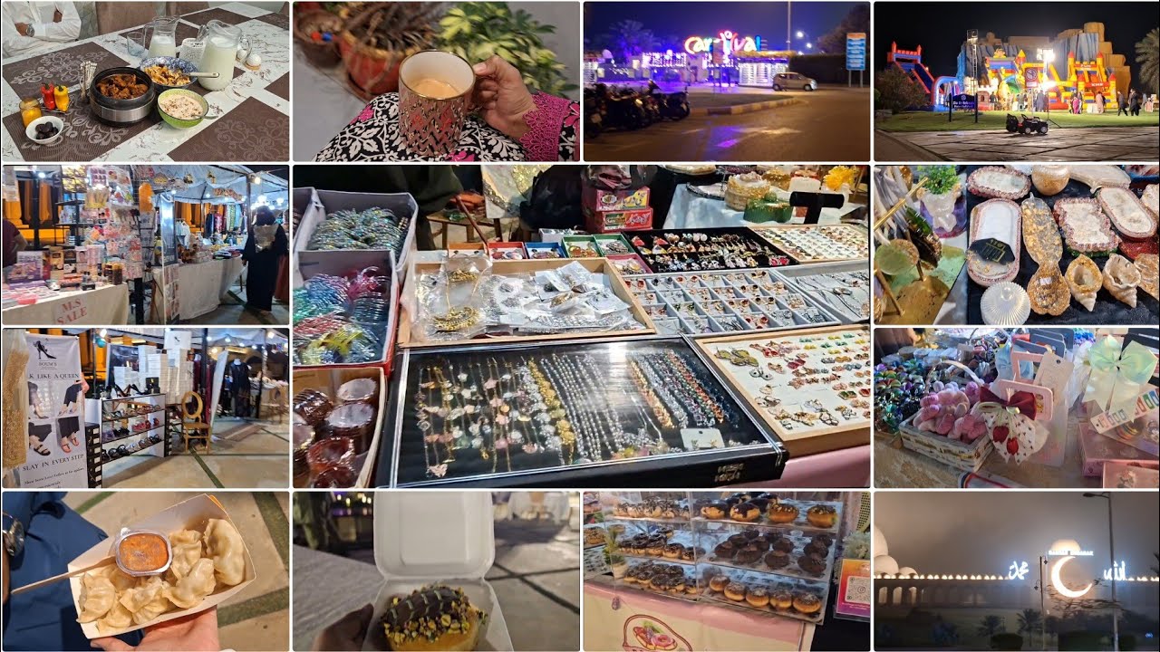 Ramzan Night Bazaar Visit | Bahria Town Karachi Carnival 2026 | Ramzan Shopping & Food Vlog