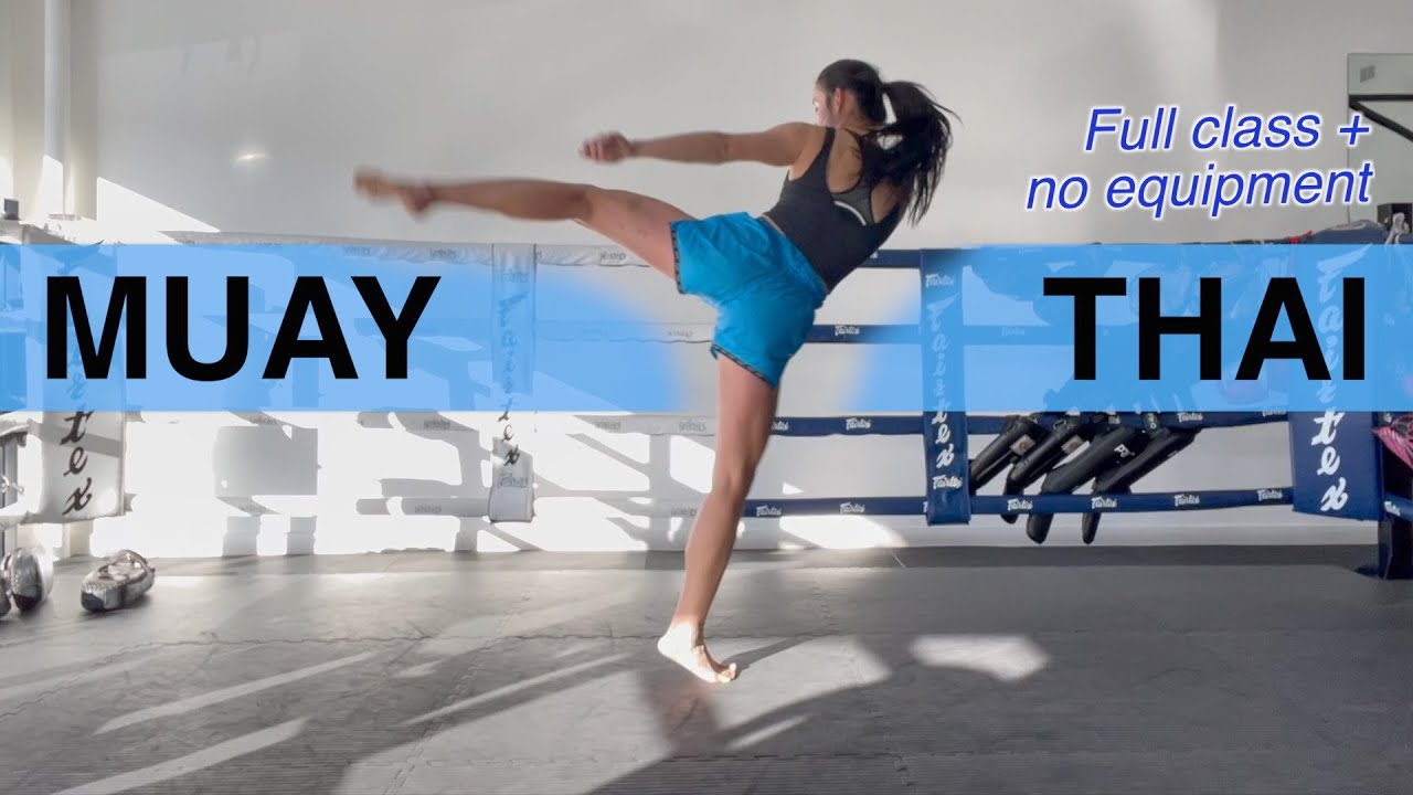 MUAY THAI AT HOME // No Equipment // Full Class - Shadow Boxing + Technique + Core Work  [25 MINS]