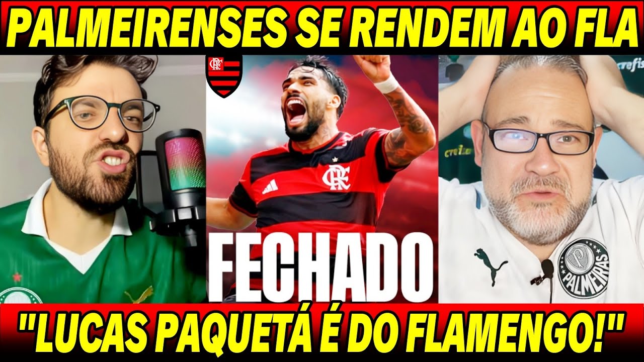 😱PALMEIRENSES RASGAM ELOGIOS AO FLA | 