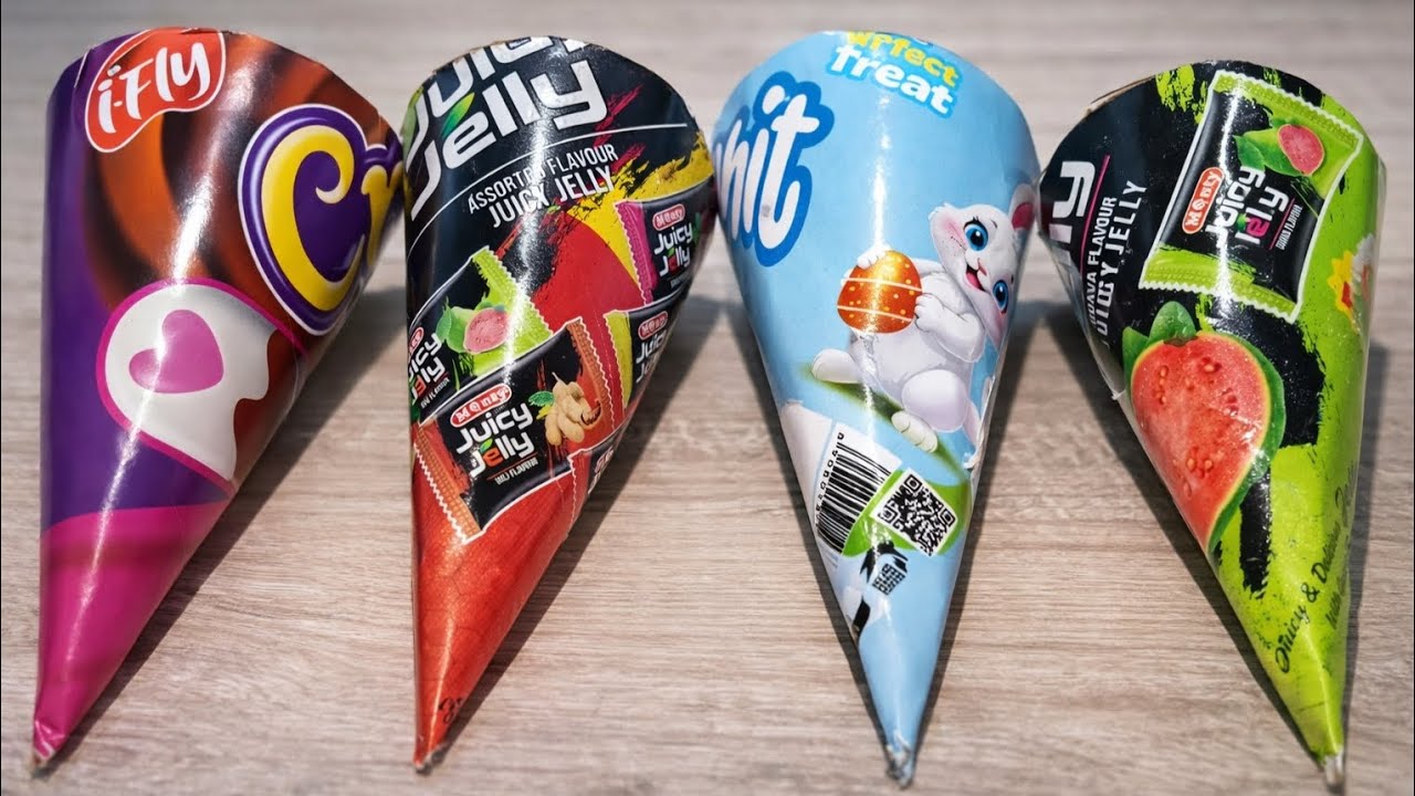 Yummy Kinder Surprise ASMR 🍫 | Juice Jelly Ice Cream Candy | Oddly Satisfying