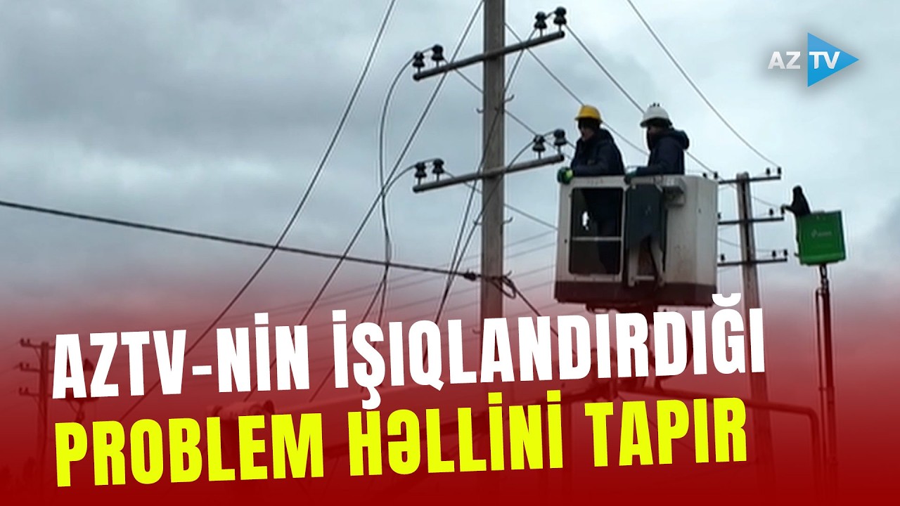 Bu ərazidə yaşayan sakinlərə ŞAD XƏBƏR: AzTV-nin işıqlandırdığı problemlə bağlı qurum hərəkətə keçdi
