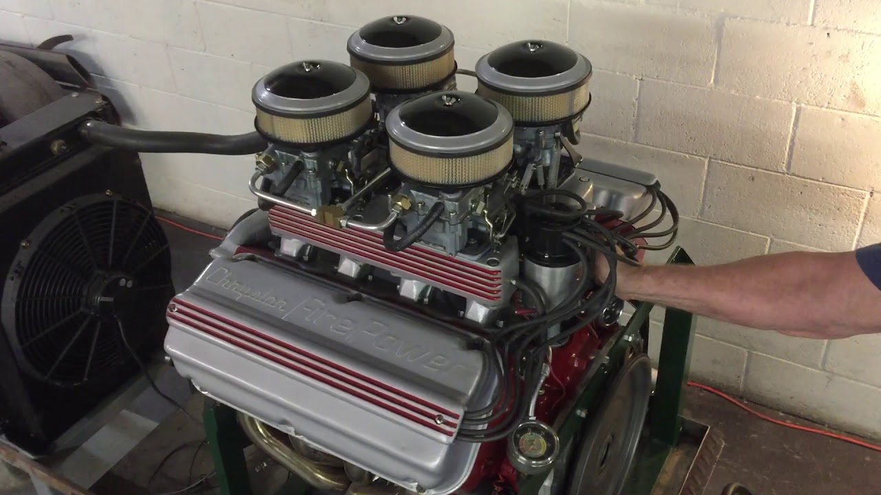 1957 Chrysler 392 Hemi Running