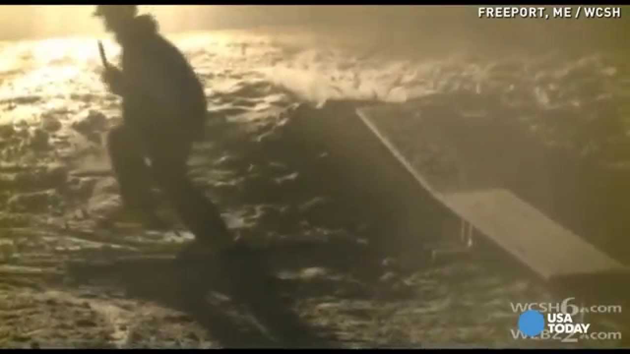 Teen creates snowmaking system for backyard skiing