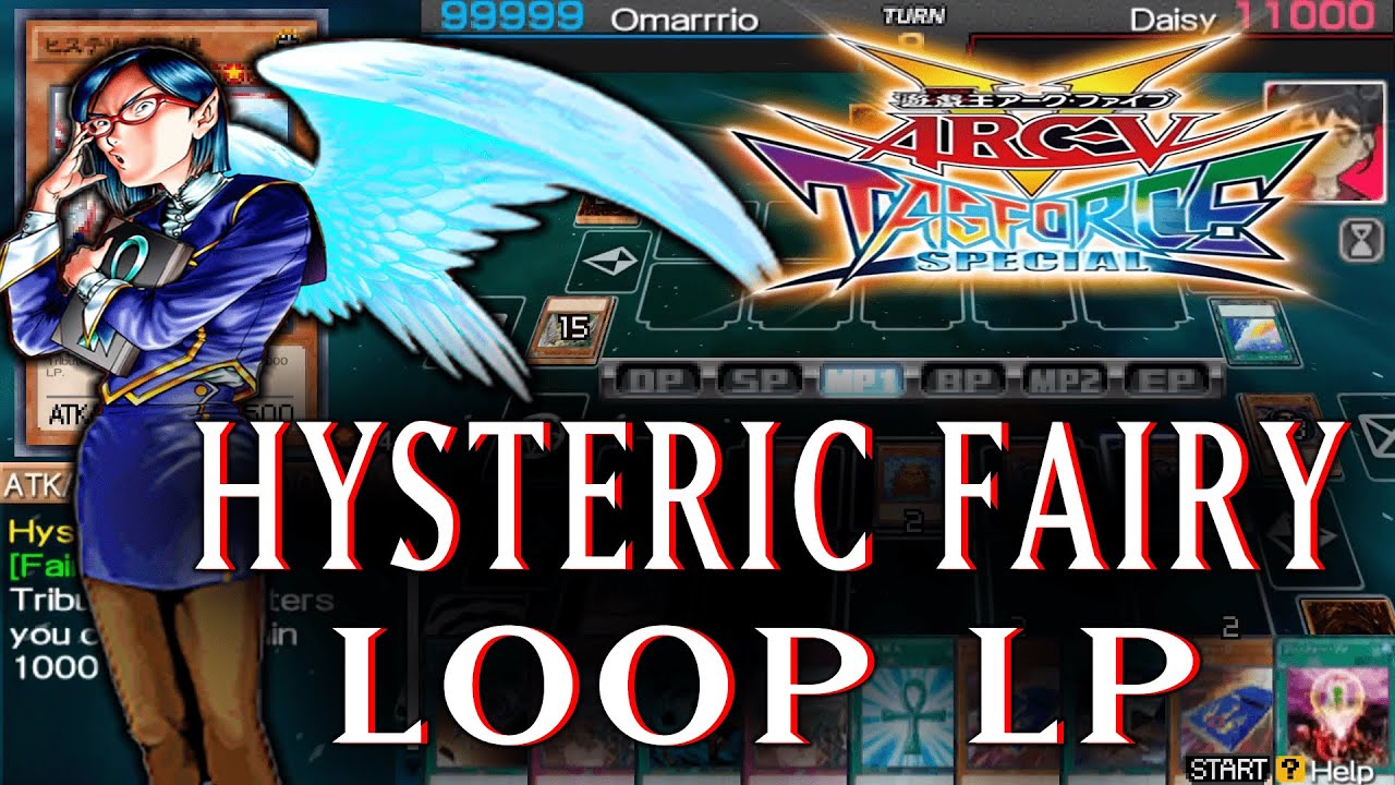 Hysteric Fairy Infinite LP Loop - Yu Gi Oh! Arc V Tag Force Special #176